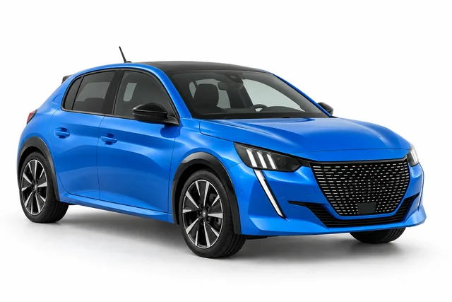 Peugeot 208 GT Line bleue à louer à Villemomble