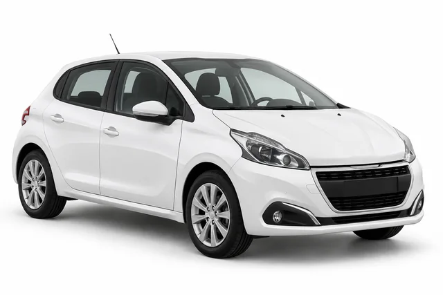 Peugeot 208 blanche à louer à Villemomble