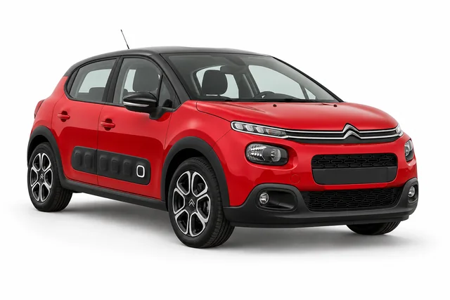 Citroën C3 rouge à louer à Villemomble